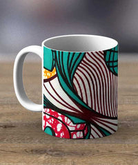 Coffee Mugs & Tea Cups Fabric 97 – Ankara Print Mug