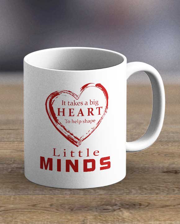 Coffee Cups & Mugs - It Takes A Big Heart Print Mug
