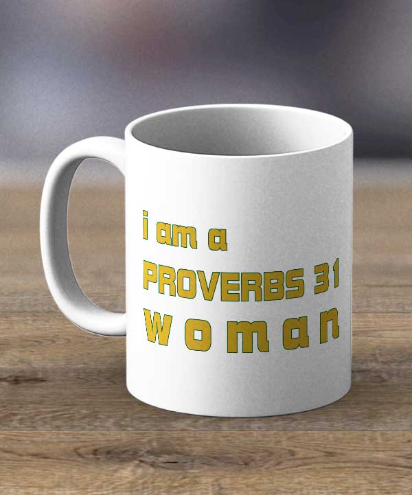 Cups & Mugs - Virtuous Woman Print Mug