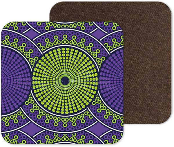 Fabric 101 – Unique African Print Coasters