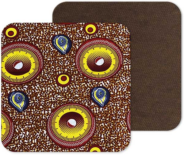 Fabric 109 – Unique African Print Coasters