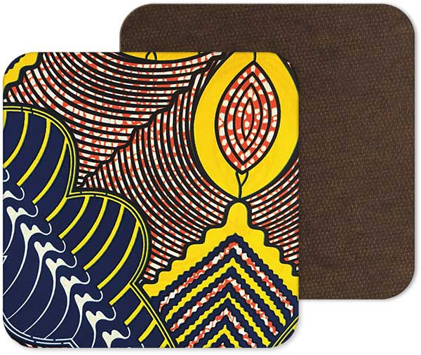 Fabric 113 – Unique African Print Coasters