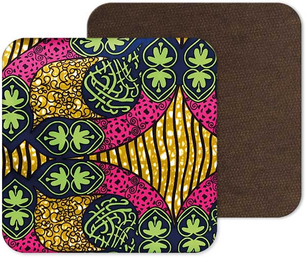 Fabric 114 – Unique African Print Coasters