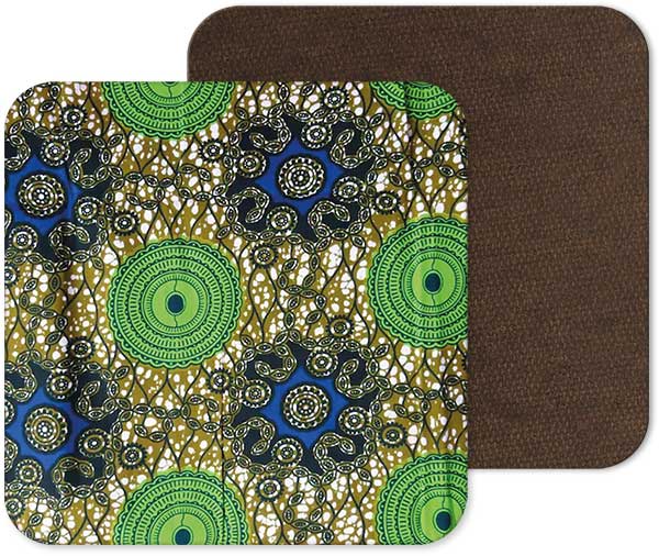 Fabric 115 – Unique African Print Coasters