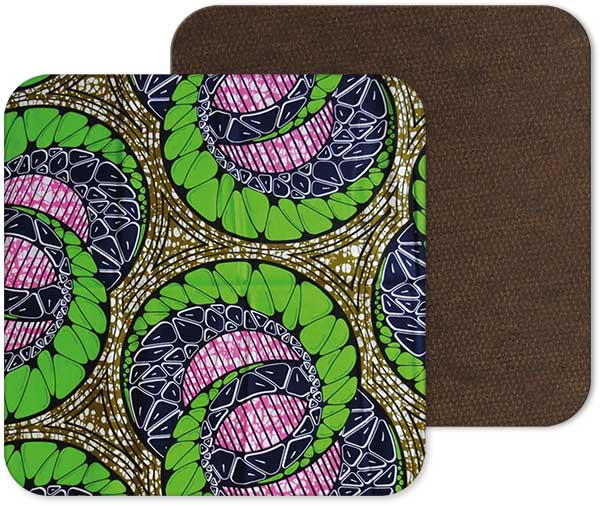 Fabric 116 – Unique African Print Coasters