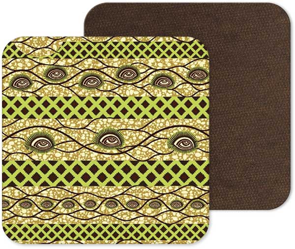 Fabric 118 – Unique African Print Coasters