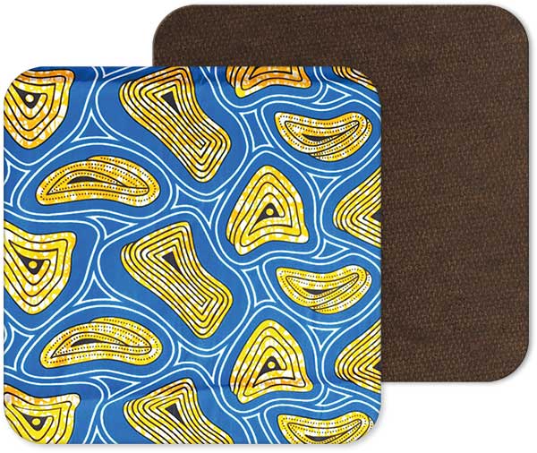 Fabric 120 – Unique African Print Coasters