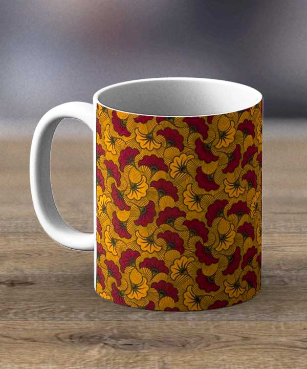 Coffee Cups & Mugs - Fabric 124 – Ankara Print Mug