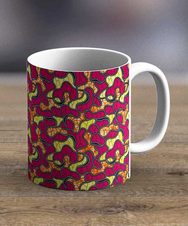 Coffee Cups & Mugs - Fabric 126 – Ankara Print Mug