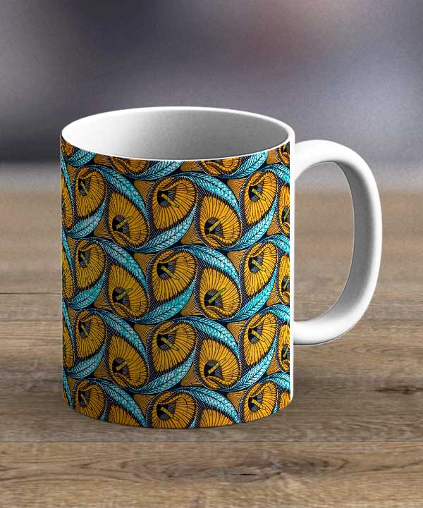 Coffee Cups & Mugs - Fabric 127 – Ankara Print Mug