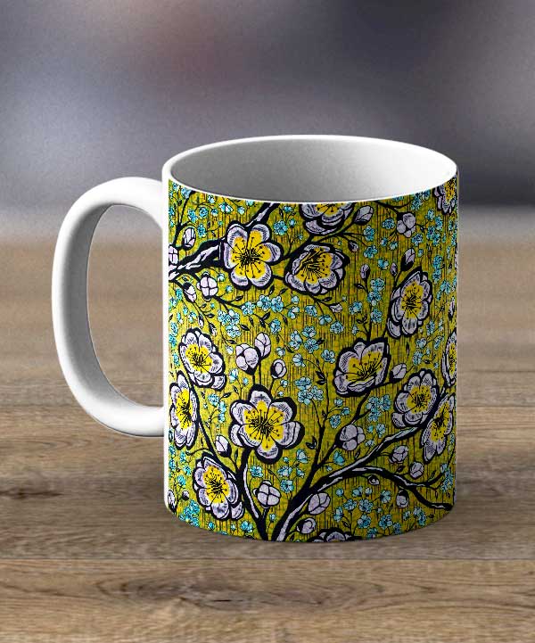Coffee Cups & Mugs - Fabric 132 – Ankara Print Mug