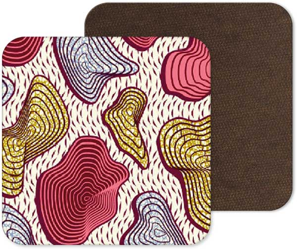 Fabric 38 – Unique African Print Coasters