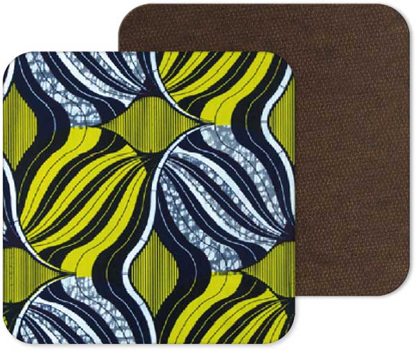 Fabric 47– Unique African Print Coasters