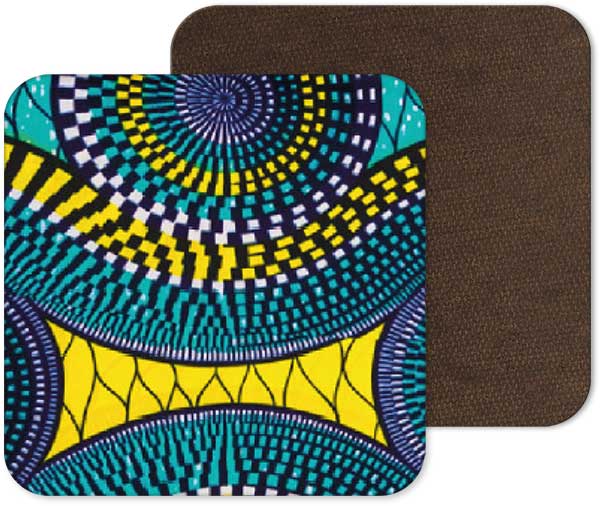 Fabric53– Unique African Print Coasters