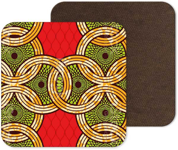 Fabric 82 – Unique African Print Coasters