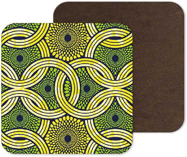 Fabric 90 – Unique African Print Coasters