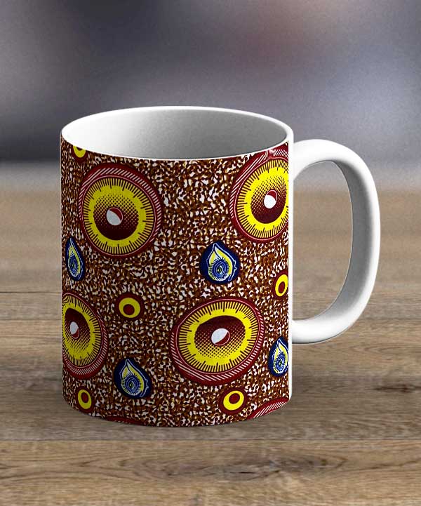 Coffee Cups & Mugs - Fabric 109 – Ankara Print Mug