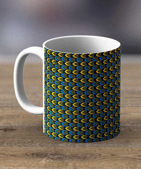 Coffee Cups & Mugs - Fabric 112 – Ankara Print Mug