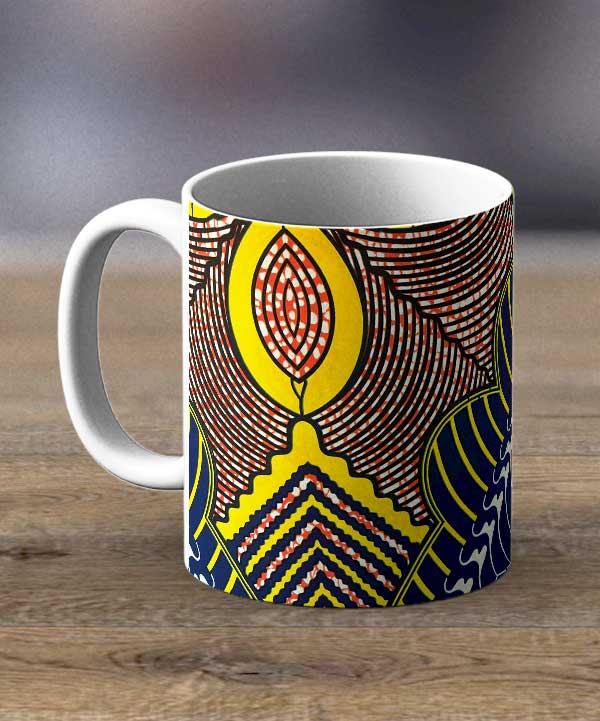 Coffee Cups & Mugs - Fabric 113 – Ankara Print Mug
