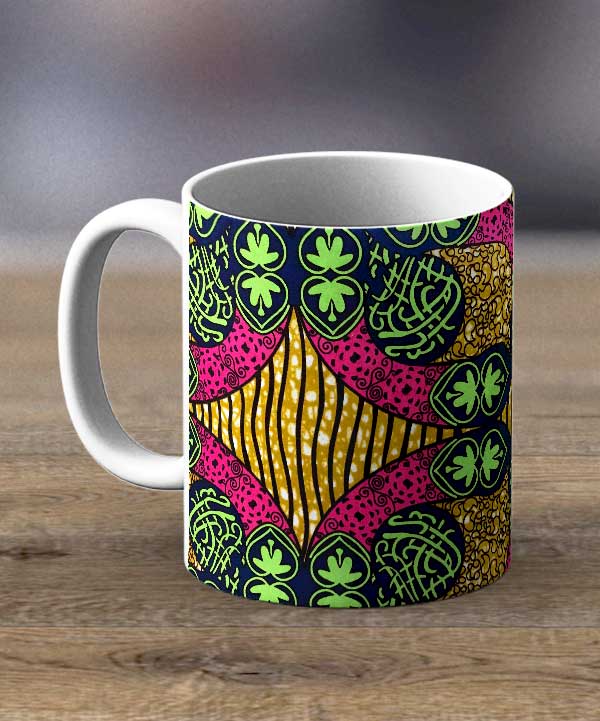 Coffee Cups & Mugs - Fabric 114 – Ankara Print Mug