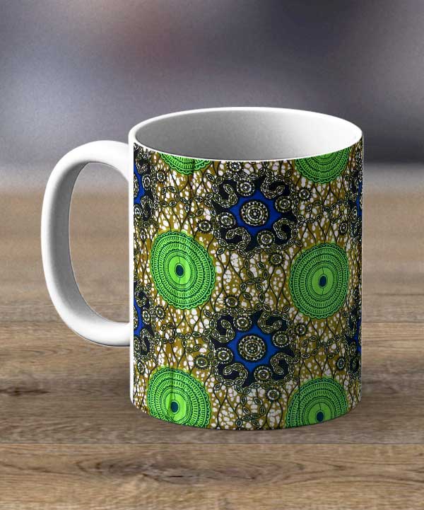 Coffee Cups & Mugs - Fabric 115 – Ankara Print Mug