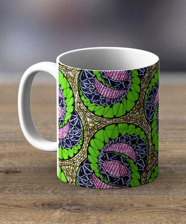 Coffee Cups & Mugs - Fabric 116 – Ankara Print Mug