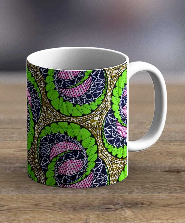 Coffee Cups & Mugs - Fabric 116 – Ankara Print Mug