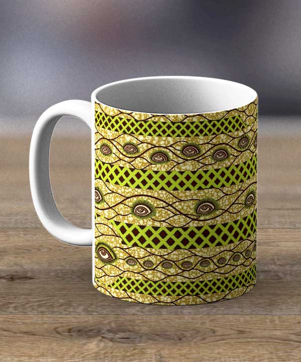 Coffee Cups & Mugs - Fabric 118 – Ankara Print Mug