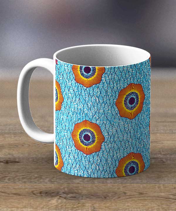 Coffee Cups & Mugs - Fabric 104 – Ankara Print Mug