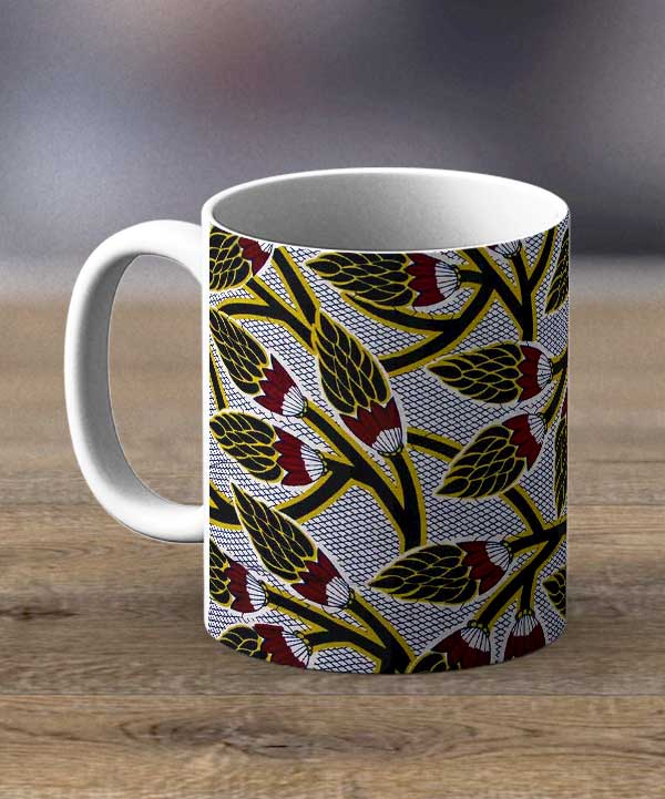 Coffee Cups & Mugs - Fabric 107 – Ankara Print Mug