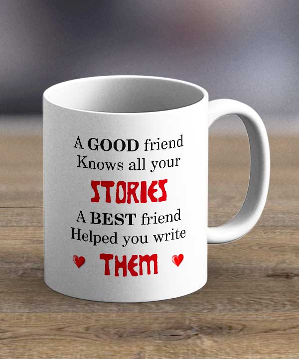 Coffee Cups & Mugs A Good Friend Print Mug