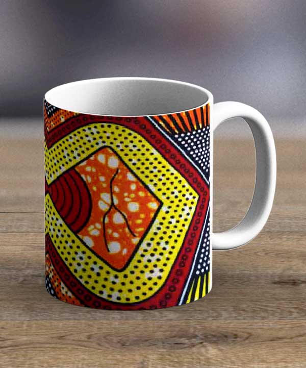 Coffee Cups & Mugs - Fabric 17 – Ankara Print Mug