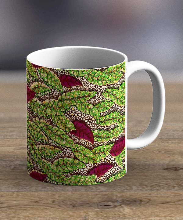 Coffee Mugs & Tea Cups Fabric 29 – Ankara Print Mug