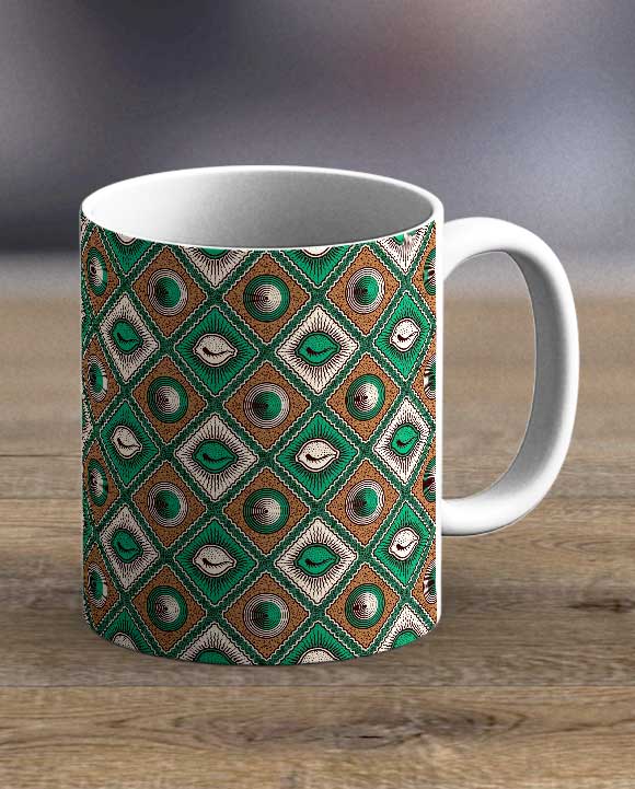 Coffee Cups & Mugs - Fabric 1 – Ankara Print Mug