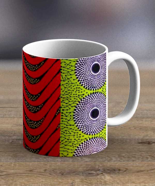 Coffee Cups & Mugs - Fabric 10 – Ankara Print Mug