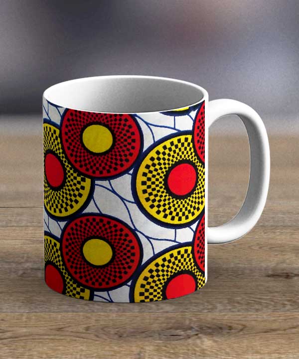 Coffee Cups & Mugs - Fabric 100 – Ankara Print Mug