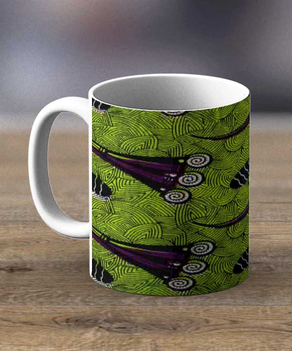 Coffee Cups & Mugs - Fabric 14 – Ankara Print Mug