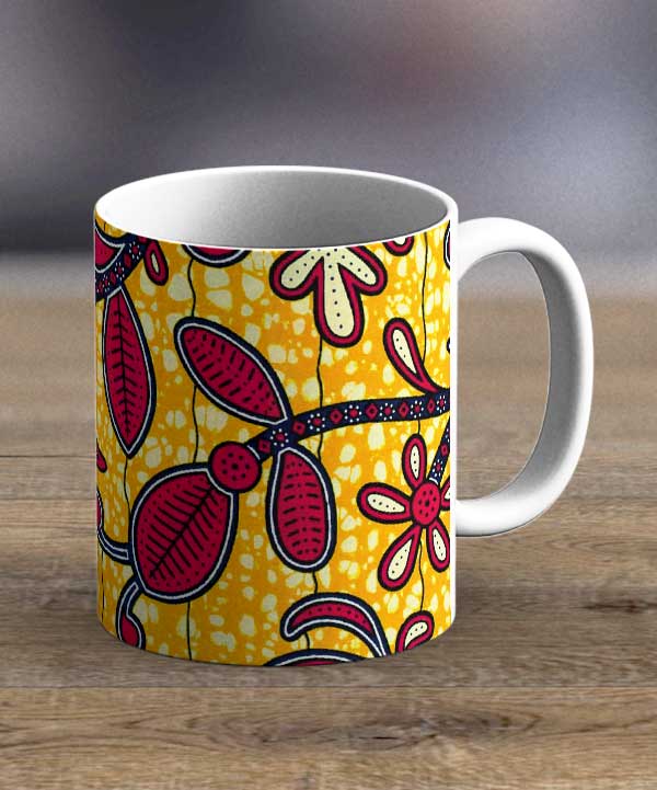 Coffee Cups & Mugs - Fabric 15 – Ankara Print Mug