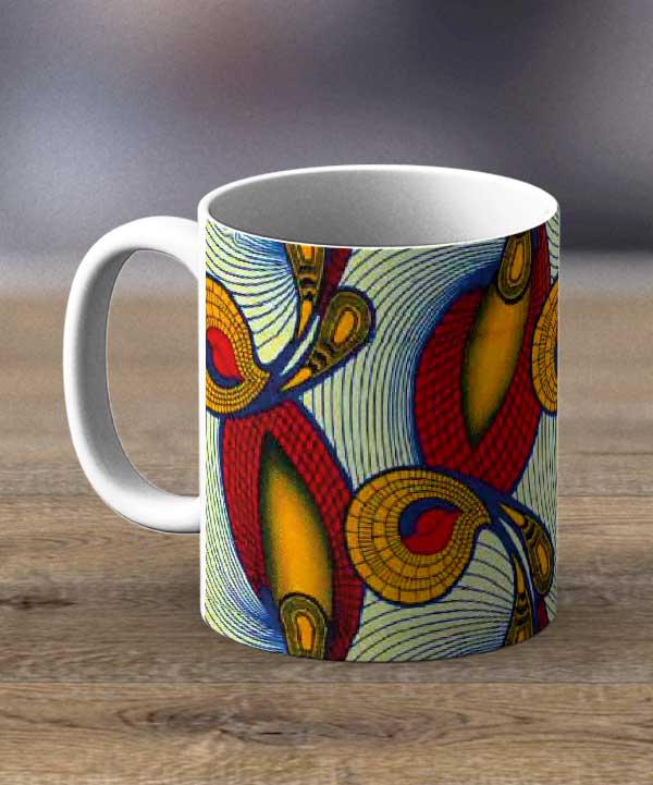 Coffee Cups & Mugs - Fabric 18 – Ankara Print Mug