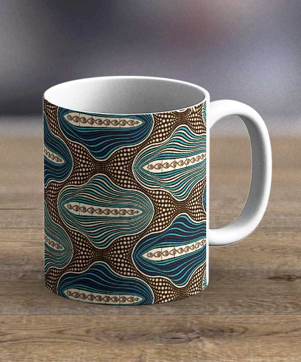 Coffee Cups & Mugs - Fabric 19 – Ankara Print Mug