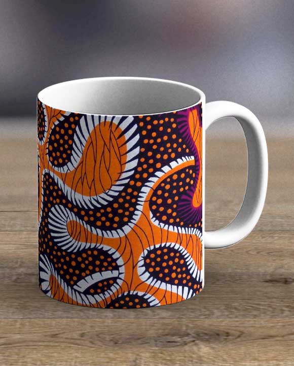 Coffee Cups & Mugs - Fabric 2 – Ankara Print Mug