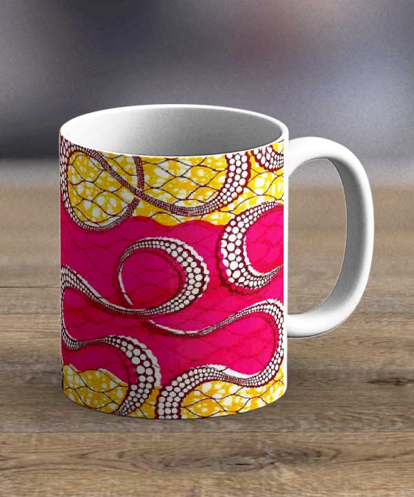 Coffee Mugs & Tea Cups - Fabric 28 – Ankara Print Mug