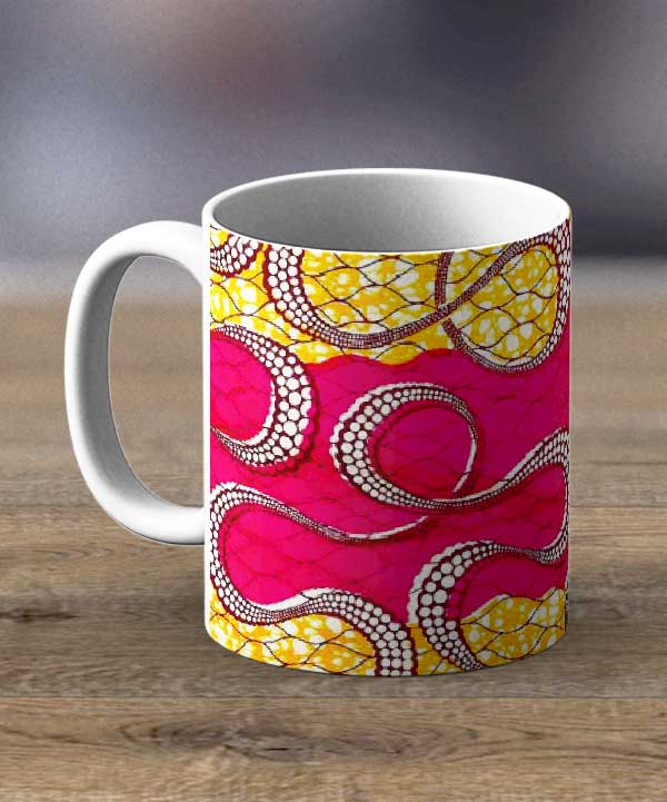 Coffee Mugs & Tea Cups - Fabric 28 – Ankara Print Mug