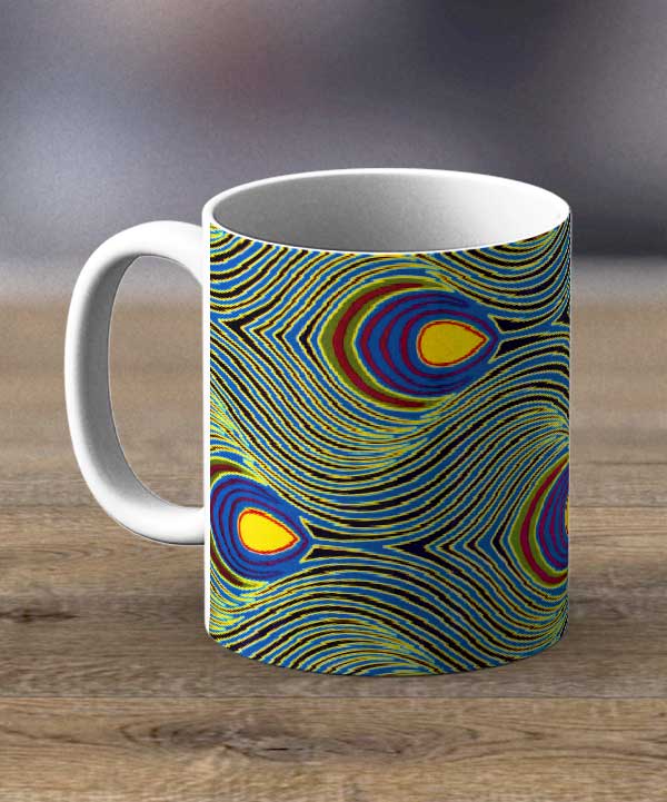 Coffee Mugs & Tea Cups Fabric 30 – Ankara Print Mug