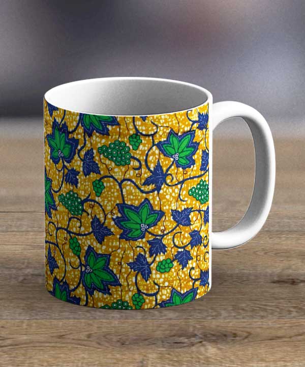 Coffee Mugs & Tea Cups Fabric 31 – Ankara Print Mug