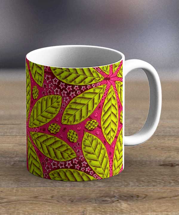 Mugs & Teapots Fabric 45 – Ankara Print Mug