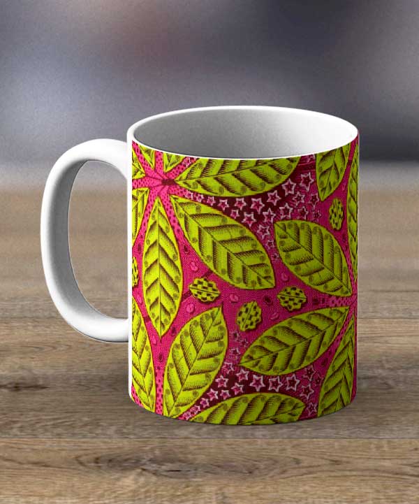 Mugs & Teapots Fabric 45 – Ankara Print Mug