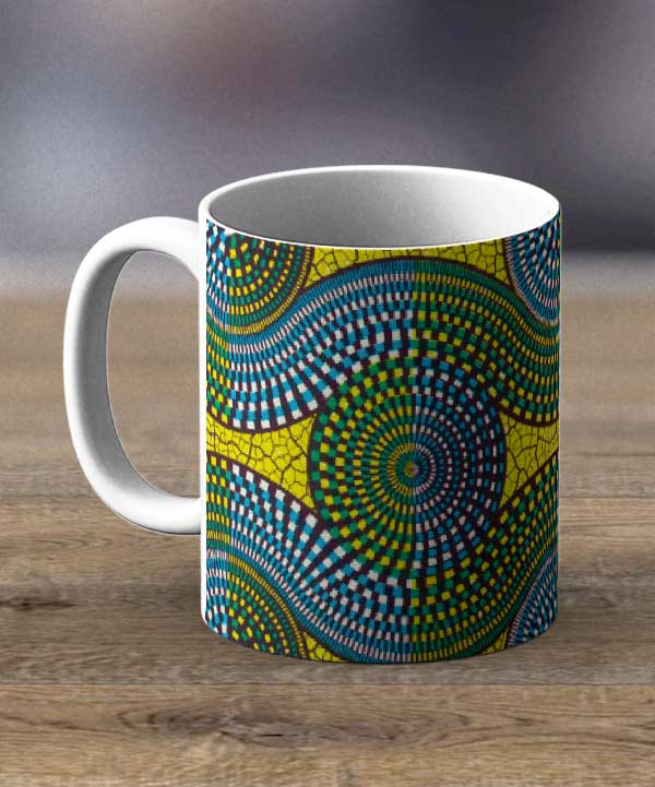 Mugs & Teapots Fabric 48 – Ankara Print Mug