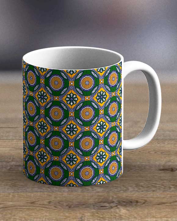 Mugs & Teapots Fabric 5 – Ankara Print Mug