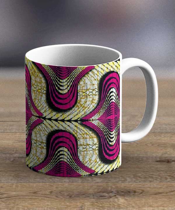 Mugs & Teapots Fabric 50 – Ankara Print Mug